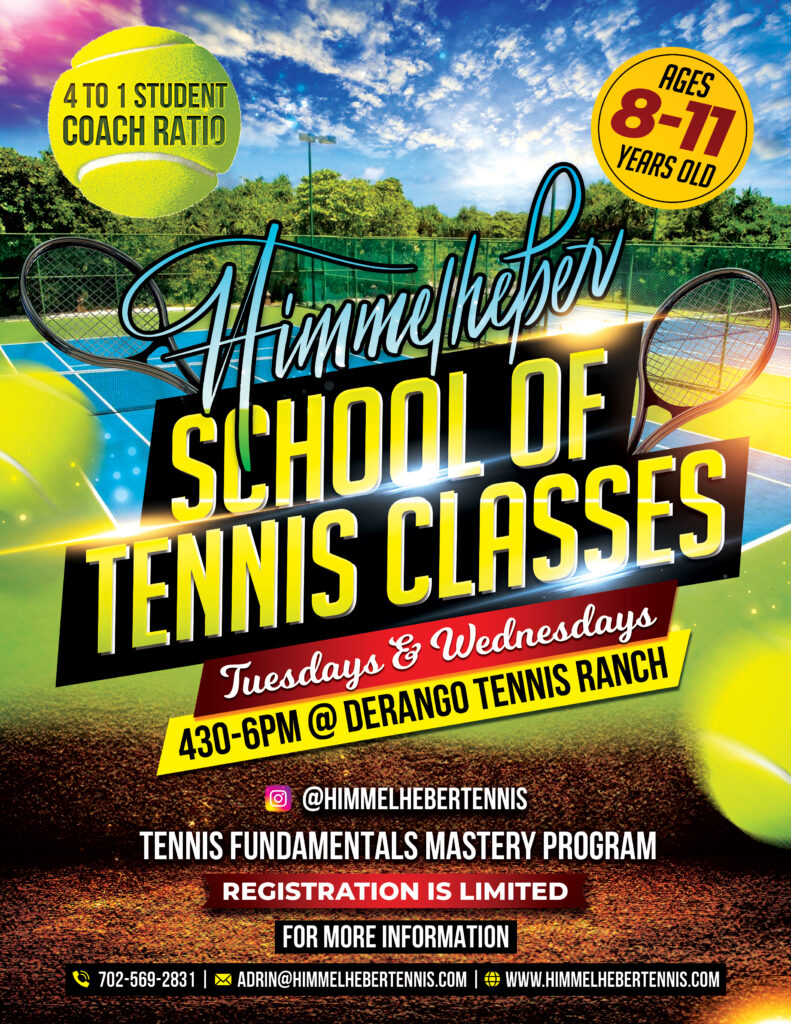 School of Tennis Flyer